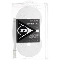 Dunlop Super Tac Overgrip White 30-Pack Roll