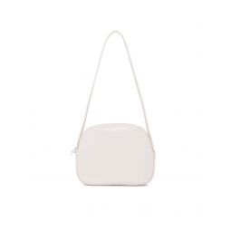 Classic Leather Shoulder Bag - White