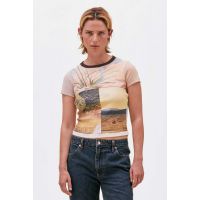 Lapped Baby Tee - Collage