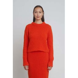 Ava Sweater - Tomato
