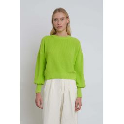Layla Sweater - Neon Lime