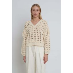 Greta Crochet Sweater
