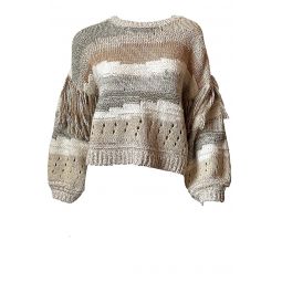 Zora Sweater - Ivory/Sand