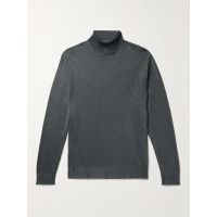 Metallic Knitted Rollneck Sweater
