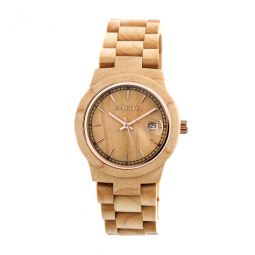 Wood Biscayne Khaki Unisex Watch