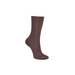 ECCO WOMENS RIBBED MID-CUT SOCK