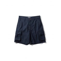 Pantaln Shorts Cargo - Plain Navy