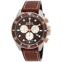 Skydiver Chronograph Quartz Brown Dial Watch