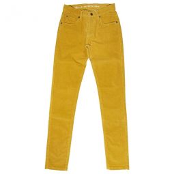 Little Boys Yellow Melty Long Pants, Size 4Y