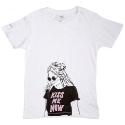 Little Kiss Me Now Graphic T-shirt, Size 10Y