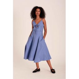 Berkley Linen Skirt - Periwinkle Blue