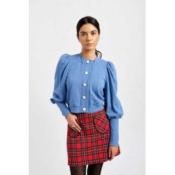 Polly Cardigan Periwinkle - Blue