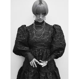 Jacquard Ravenna Dress - Black