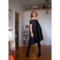 Cora Trapeze Dress - Black