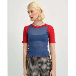 Ruth Tee - Blue/Red