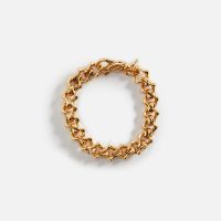 gold arabesque chain bracelet