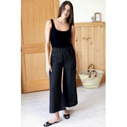 Line Pull On Pant - Jet Black