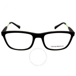 Demo Rectangular Mens Eyeglasses EA3165 5042 53