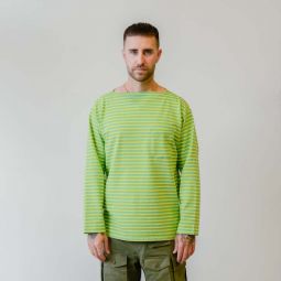 PC Striped Jersey Basque Shirt - Green/Yellow
