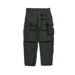 Solid Poly Wool Flannel FA Pant - Grey