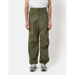 Relaxed Ripstop Over Pant - Olive Green