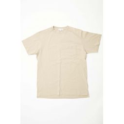 Workaday Plain Cross Crew Neck T Shirt - Khaki