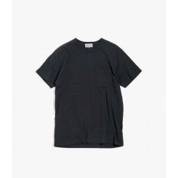 Plain Cross Crew Neck T-Shirt - Black