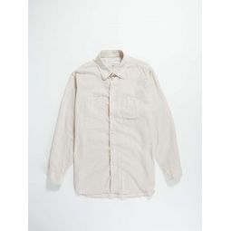 Work Cotton Slab Shirt - Beige