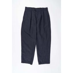 Carlyle Linen Twill Pant - Navy