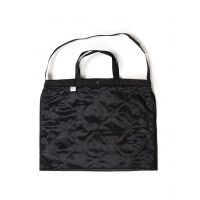 Flight Satin Nylon Carry All Tote - Black