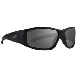 Epoch Eyewear Salerno Black Sunglasses Polarized Smoke Lenses