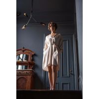 Tynan Silk Charmeuse Dress - Alabaster