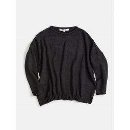 Cotton Rollneck Sweater - Ink