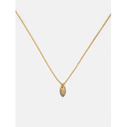 Ovum Diamond Necklace - 14k Gold