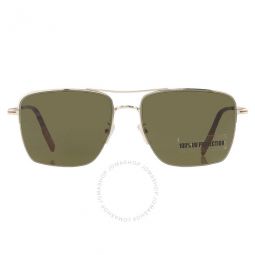 Green Square Mens Sunglasses