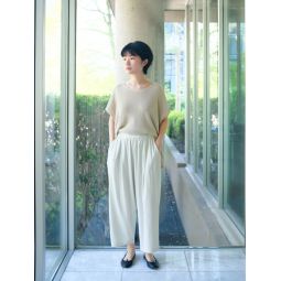 Cut & Saw Wide Pants - Antique White