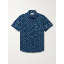 Tropical Printed Organic Cotton-Poplin Shirt