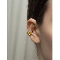 Oh Ear Cuff - Gold/Citrine