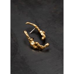 Small Lava Ear Cuff - Bronze
