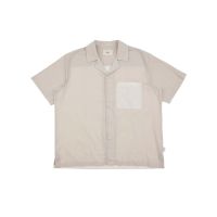 2 Tone Soft Collar Shirt - Chalk