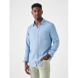 Faherty Mens Tried And True Chambray Shirt
