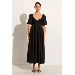 the Brand Rosarico Midi Dress - Black