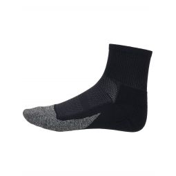 Feetures Elite Light Cushion Quarter Sock Black