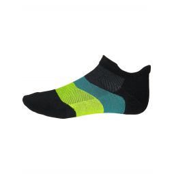 Feetures Elite Max Cushion No Show Sock Black/Green