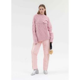 QUILTED PHOENIX TROUSERS - PINK