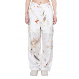 Natural Plant Dye Trousers - Ivory