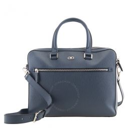 Open Box - Salvatore Blue Revival Gancini Business Bag