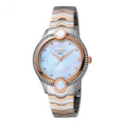 White Mother of Pearl Dial Ladies Watch
