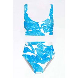 Fete Imperiale Two-Piece Swimsuit - Blue