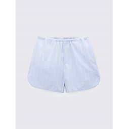 Striped Drawstring Shorts - Faded